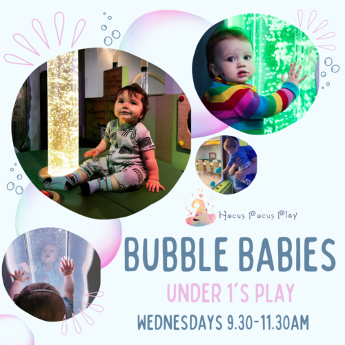Bubble Babies - under 1's play on Wednesdays from 9:30-11:30am
