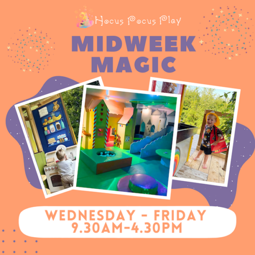 Midweek Magic - Wednesday to Friday from 9:30am to 4:30pm